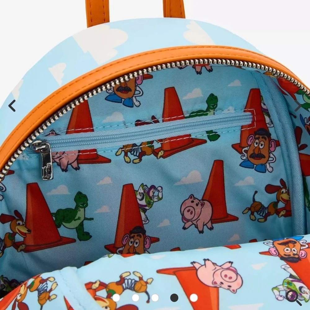 Loungefly Disney Pixar Toy Story 2 Walking Cones Scene Mini Backpack - BoxLunch